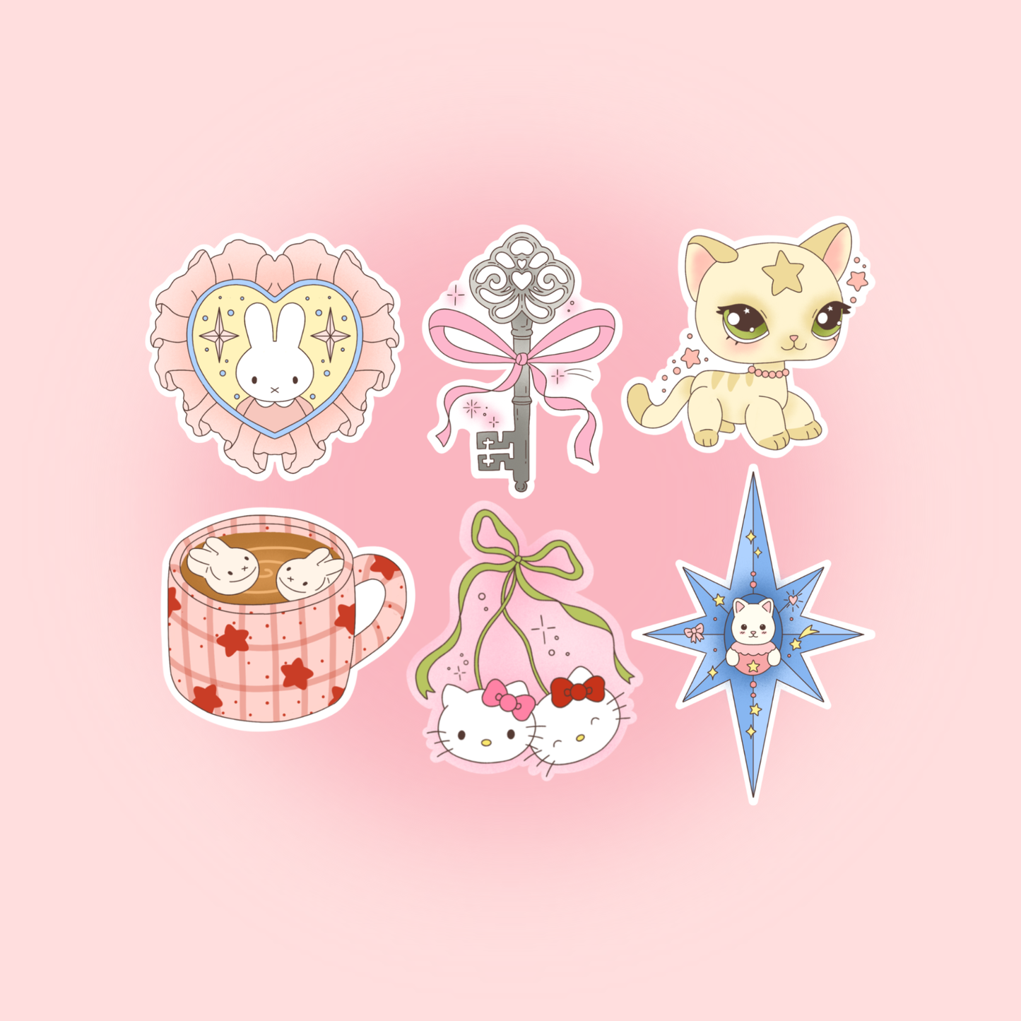 Pack de stickers - Douceur