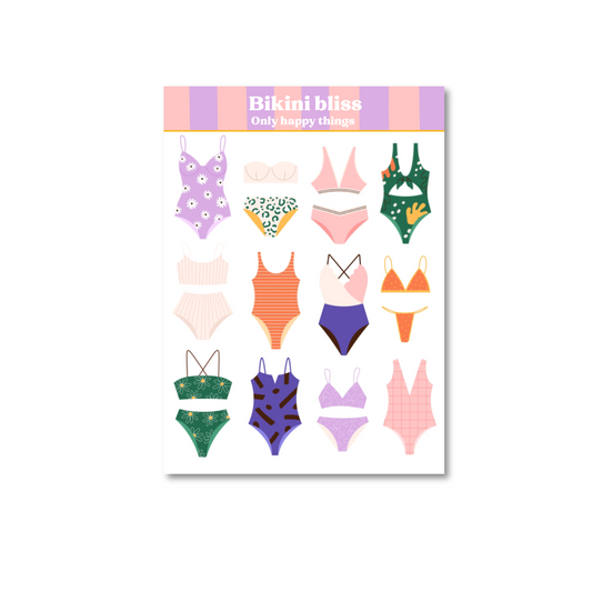 Planche de stickers - Bikinis