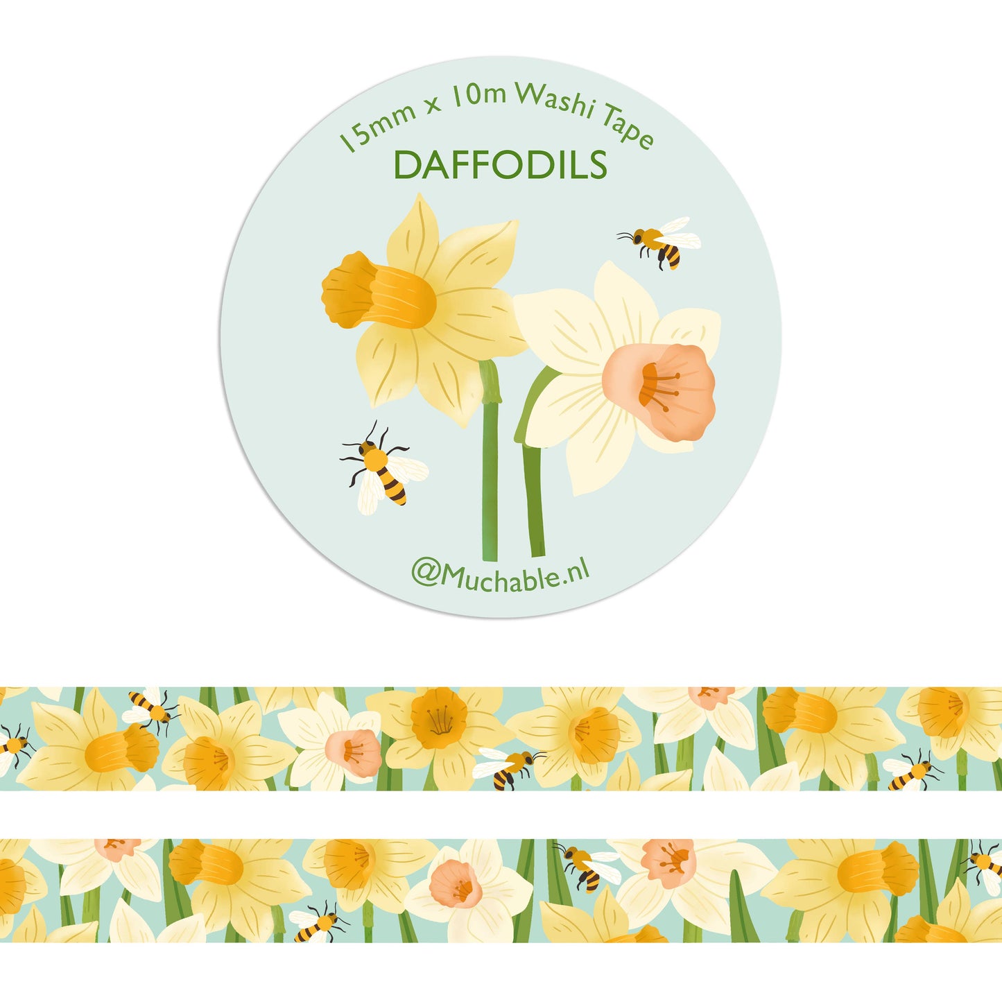 Washi Tape - Jonquilles