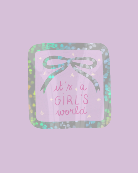 Sticker - Girl’s world