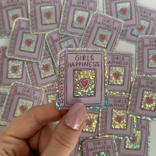 Sticker - Girl Happiness