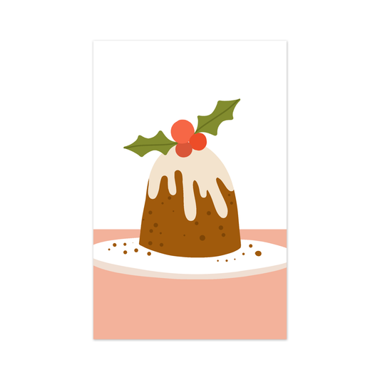 Mini-Carte - Gâteau de Noël