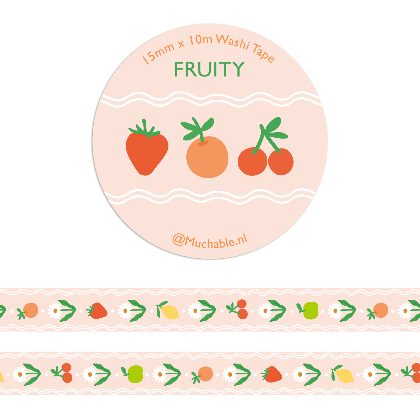 Washi Tape - Fruité
