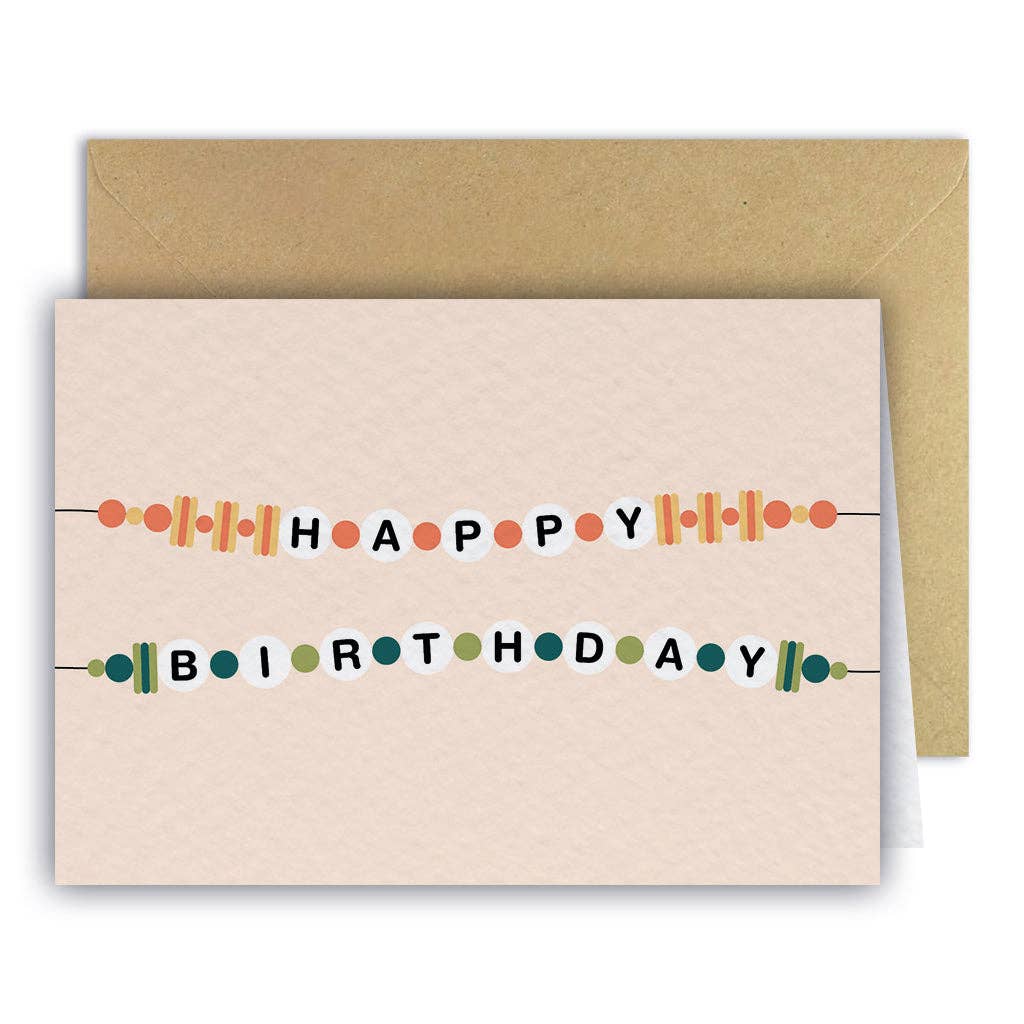 Carte de vœux - Bracelets d'Anniversaire