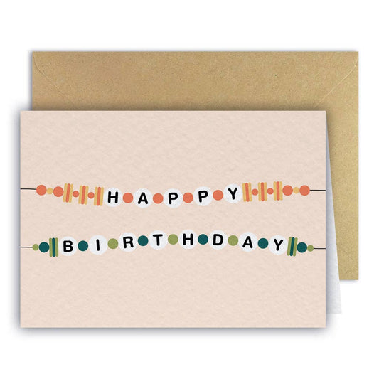 Carte de vœux - Bracelets d'Anniversaire