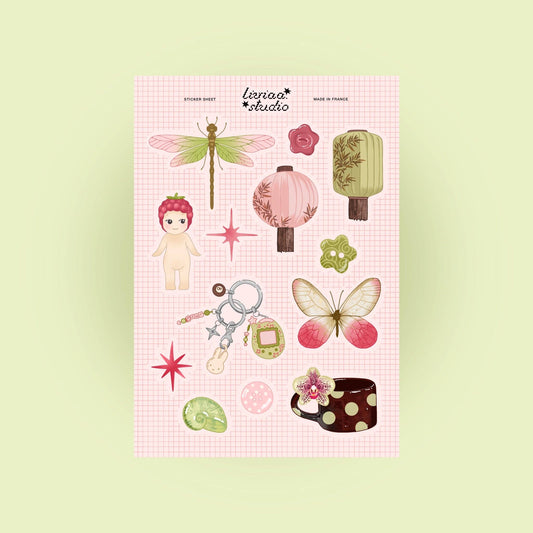 Planche de stickers - Lanterne