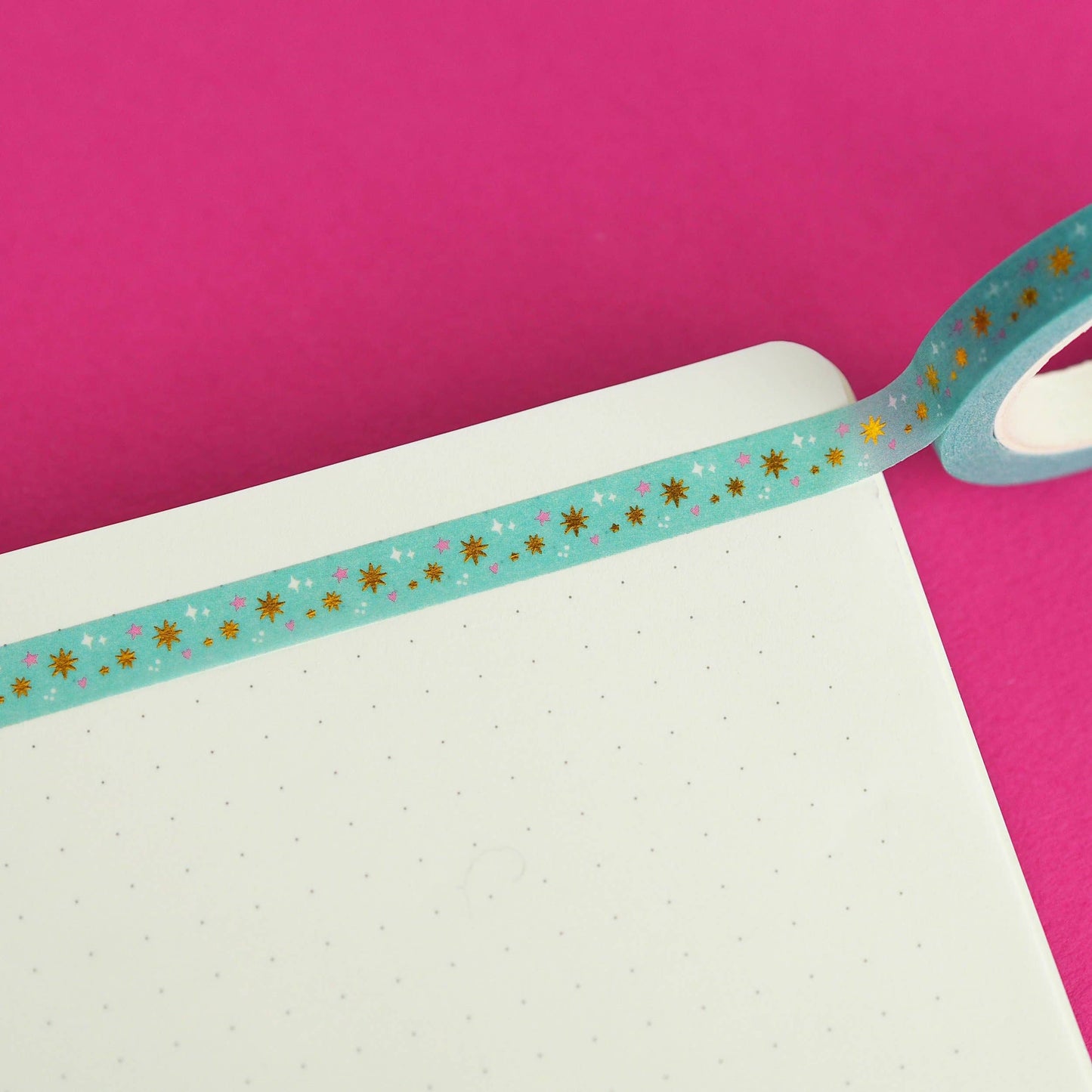 Washi Tape - Mint Stars