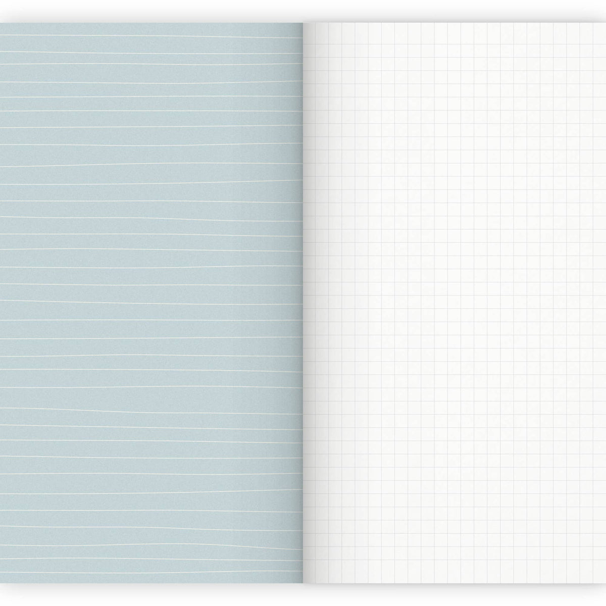 Carnet de notes quadrillé - Bleu