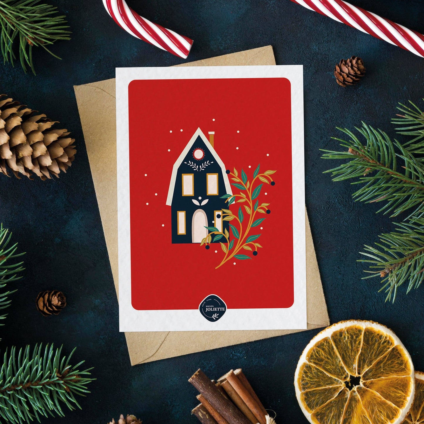 Carte postale - Maisonnette de Noël