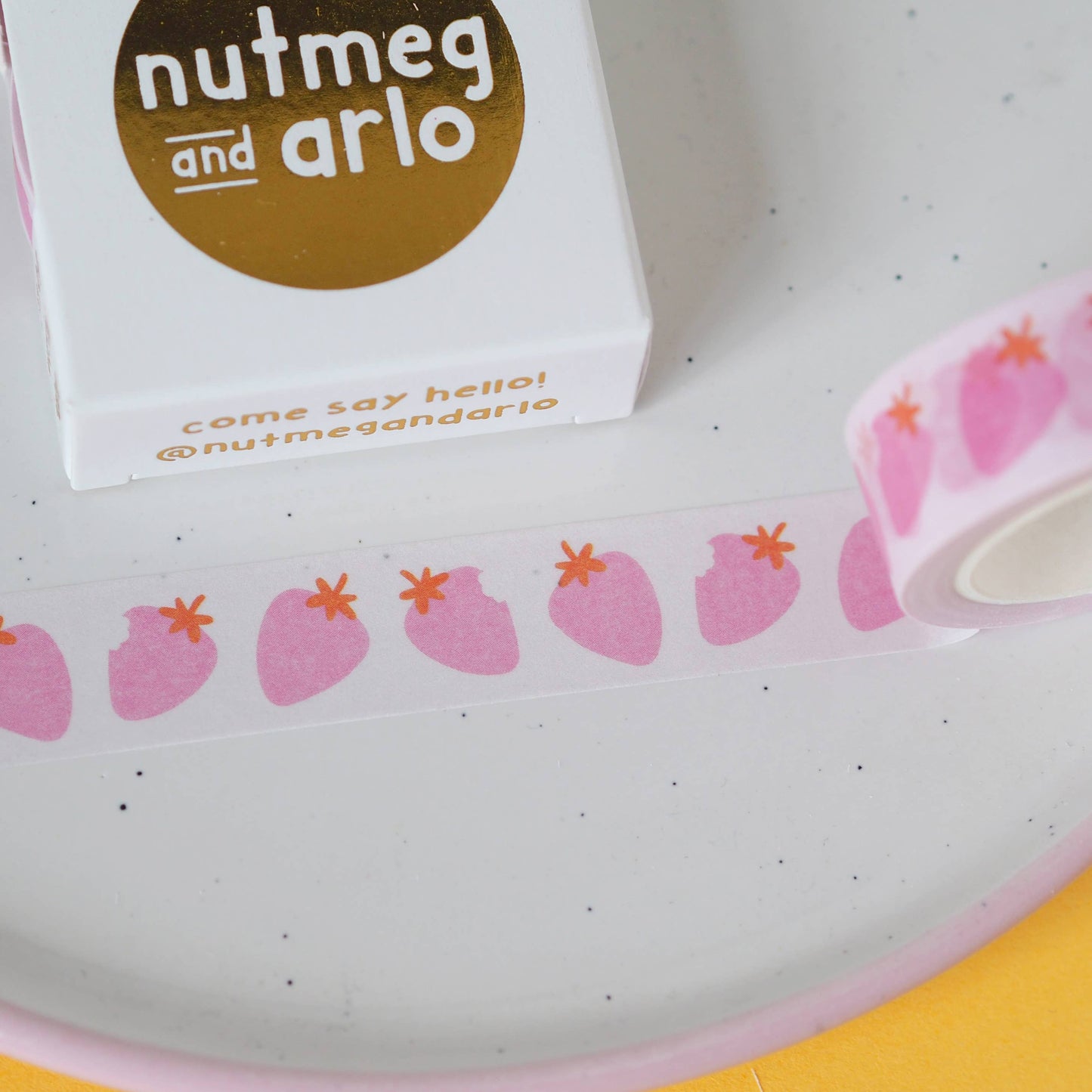 Washi Tape - Fraises Roses