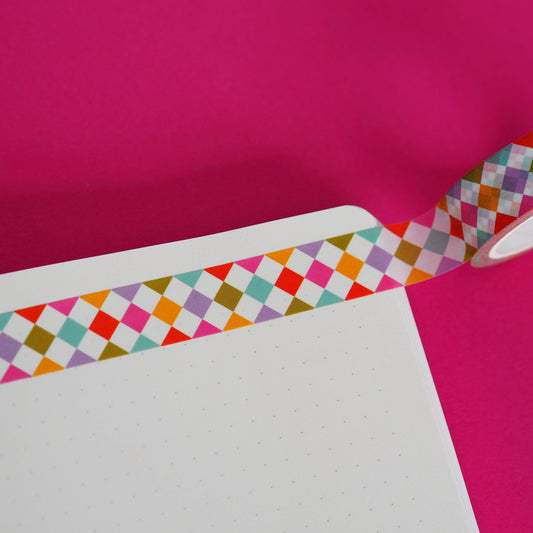 Washi Tape - Carreaux Colorés
