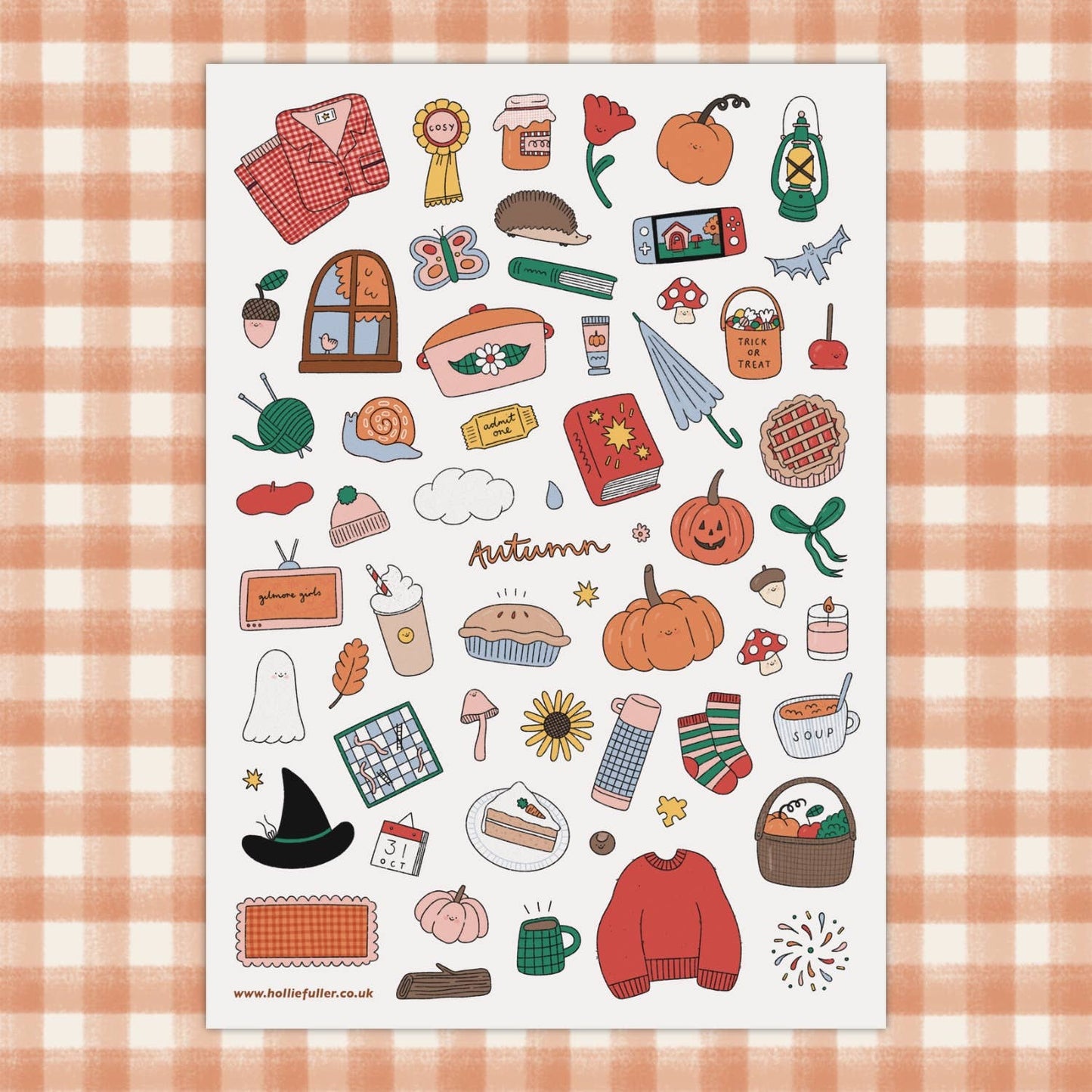 Planche de stickers - Souvenirs d'automne