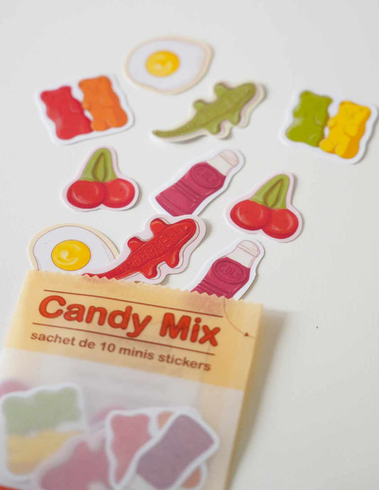 Pack de stickers - Candy Mix mini-bonbons