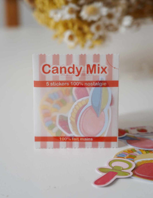 Pack de stickers - Candy Mix Nostalgie