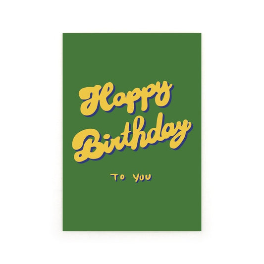 Carte postale - Happy Birthday