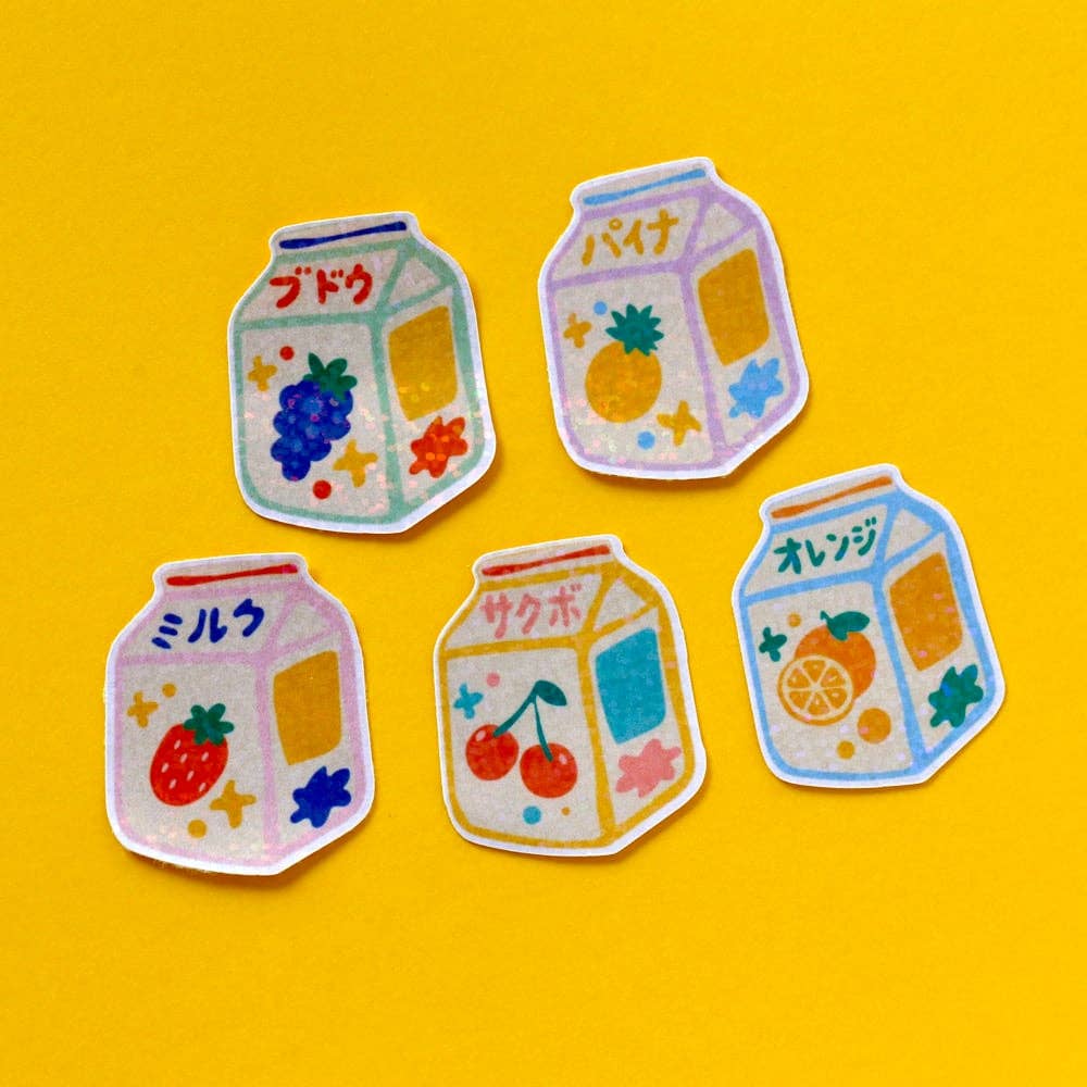 Lot de stickers - Fruit Juice