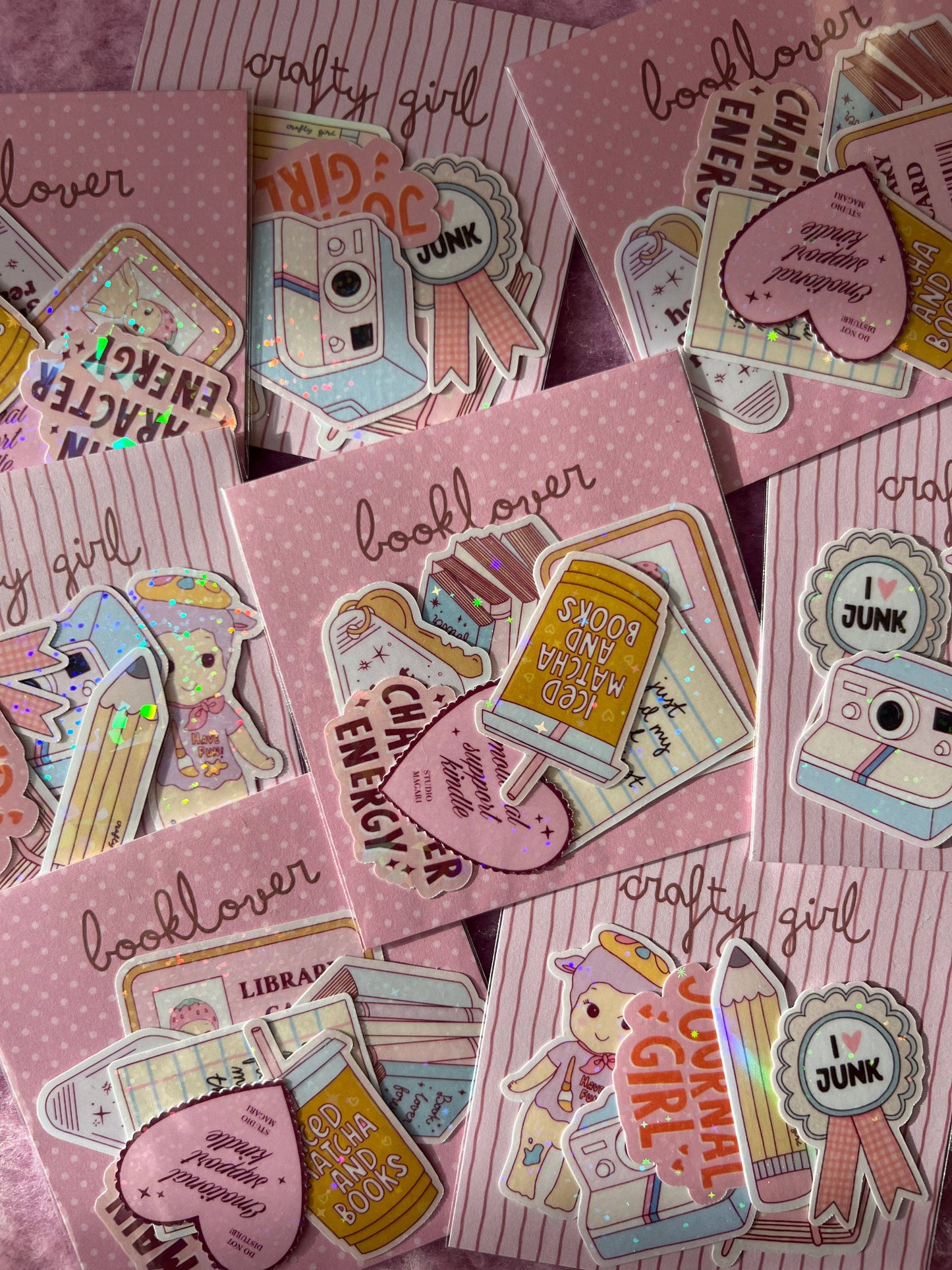 Pack de stickers - Book Lover