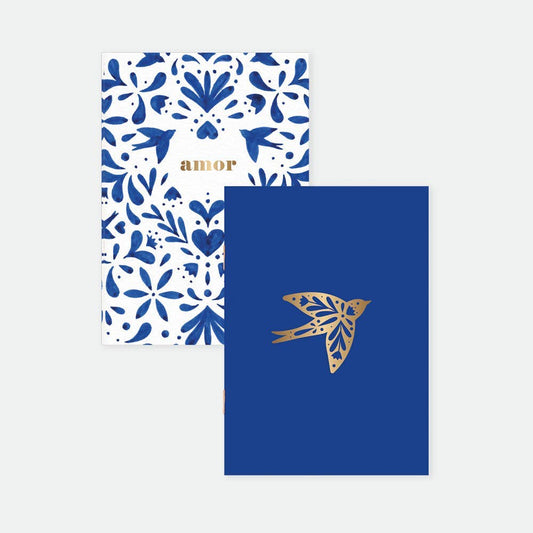 Duo de carnets de poches Swallows