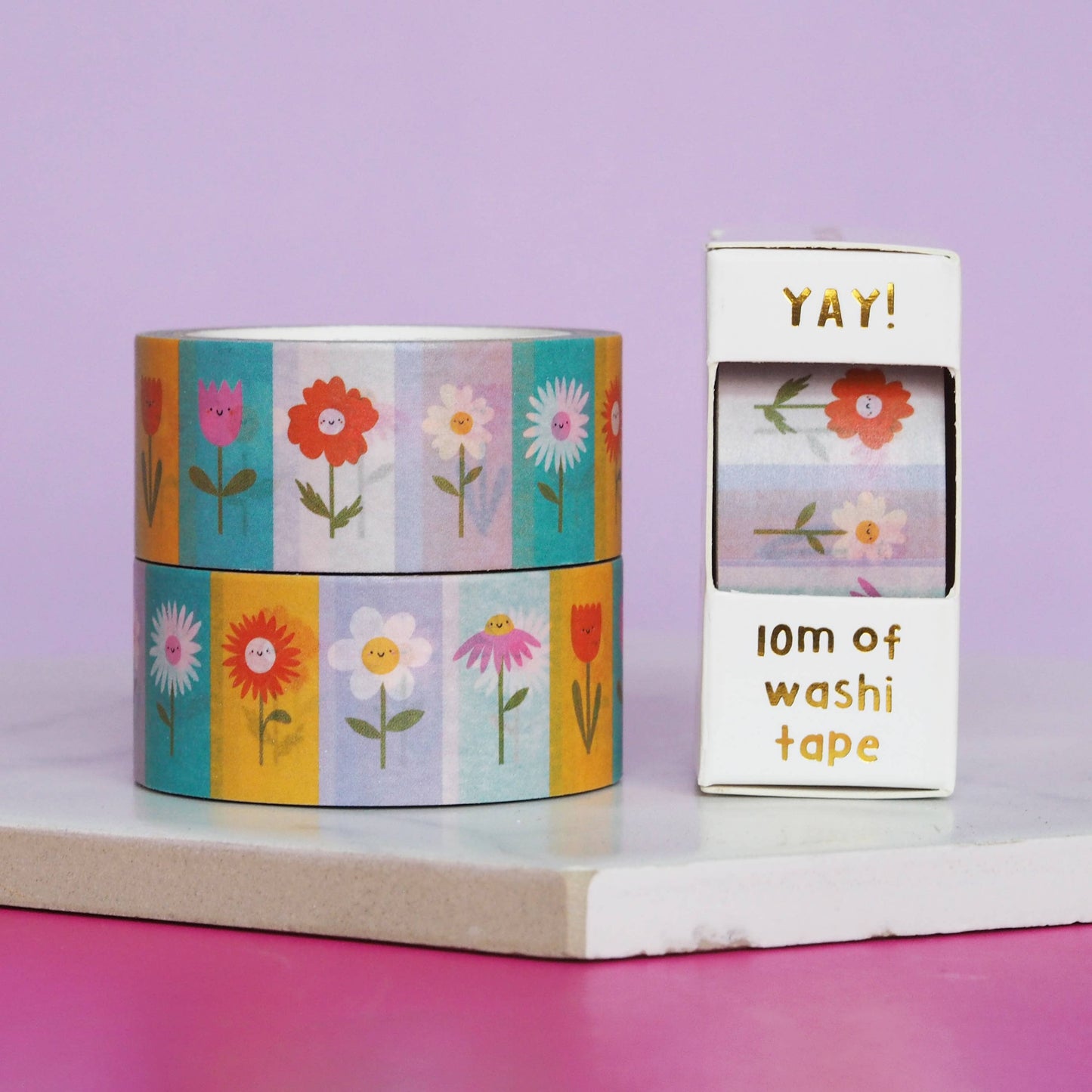 Washi Tape - Blocs de Fleurs