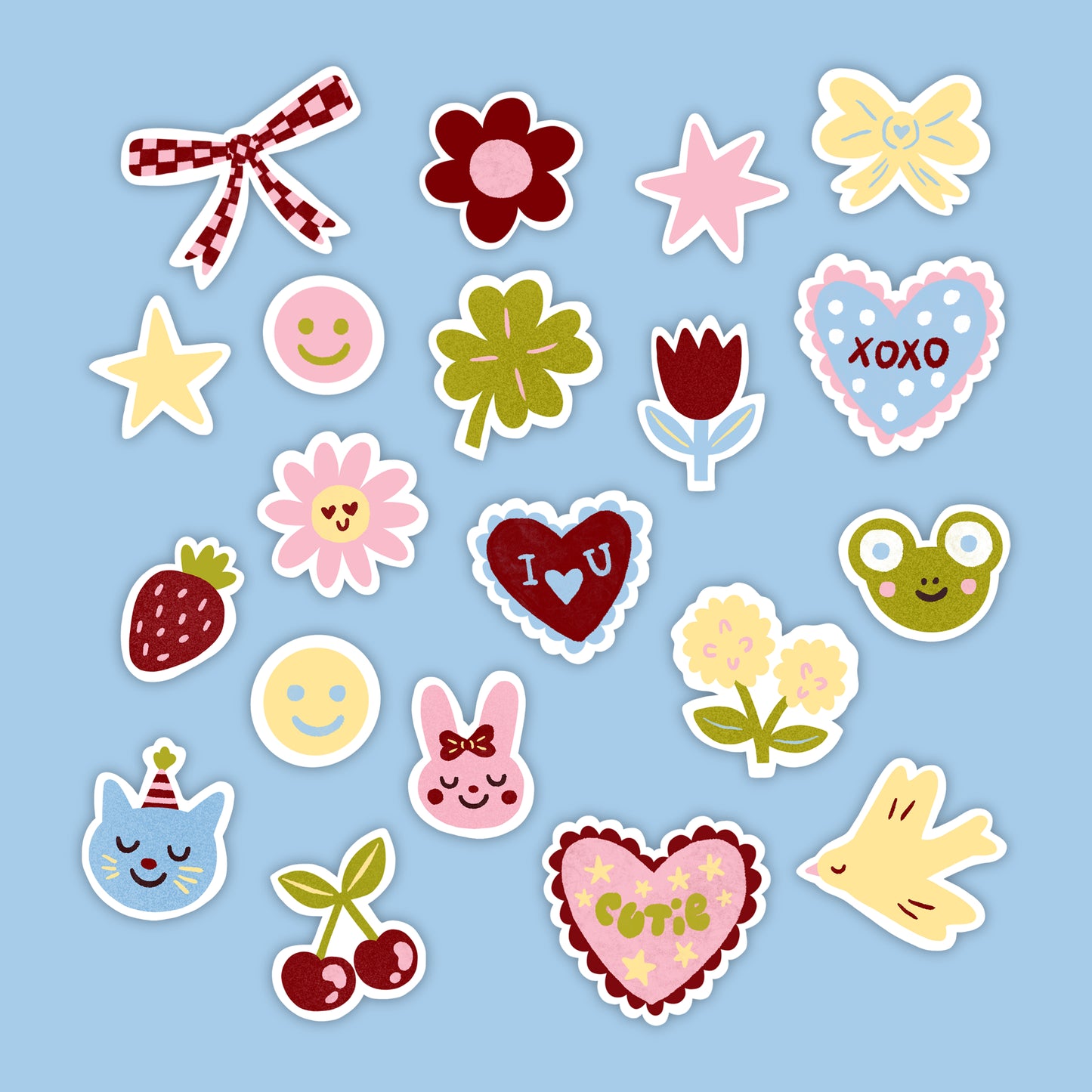 Pack de stickers - Cutie