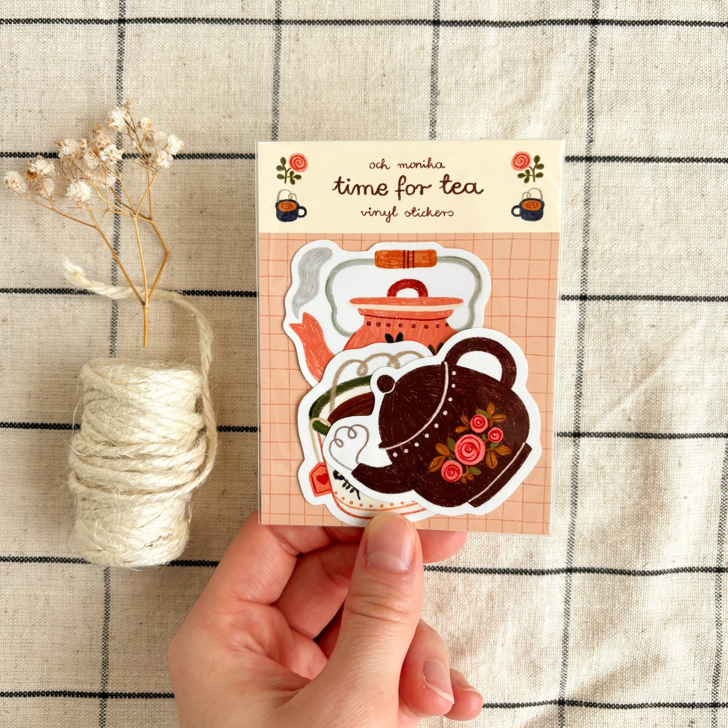 Lot de stickers - Time for Tea