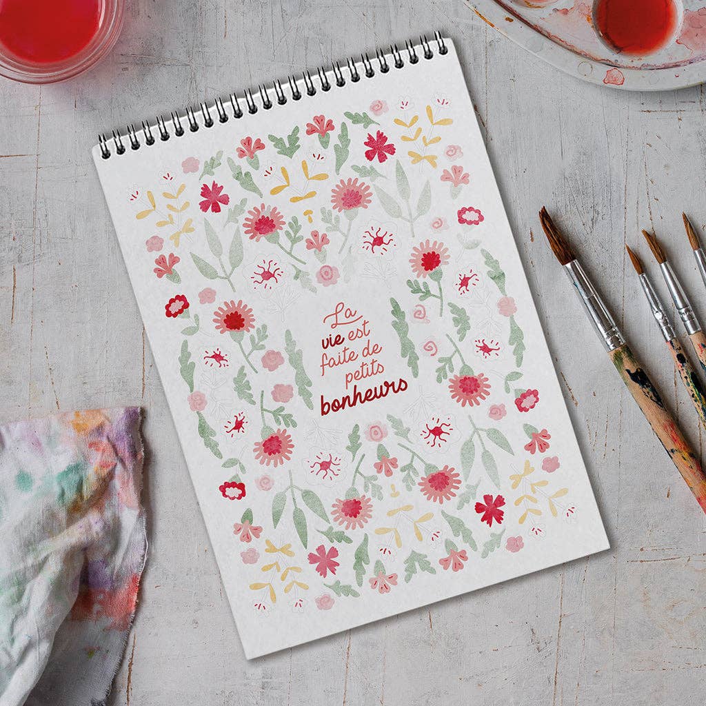 Carnet de coloriage - Petits bonheurs