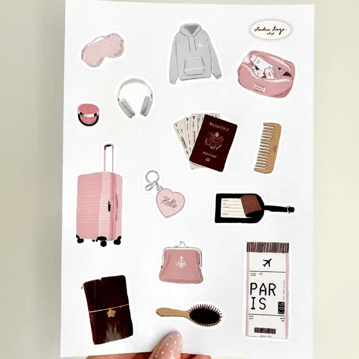 Planche de stickers - Airport Essentials