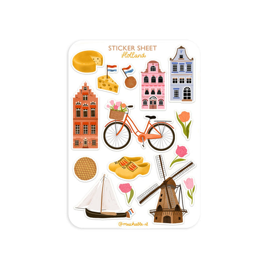 Planche de stickers - Hollande