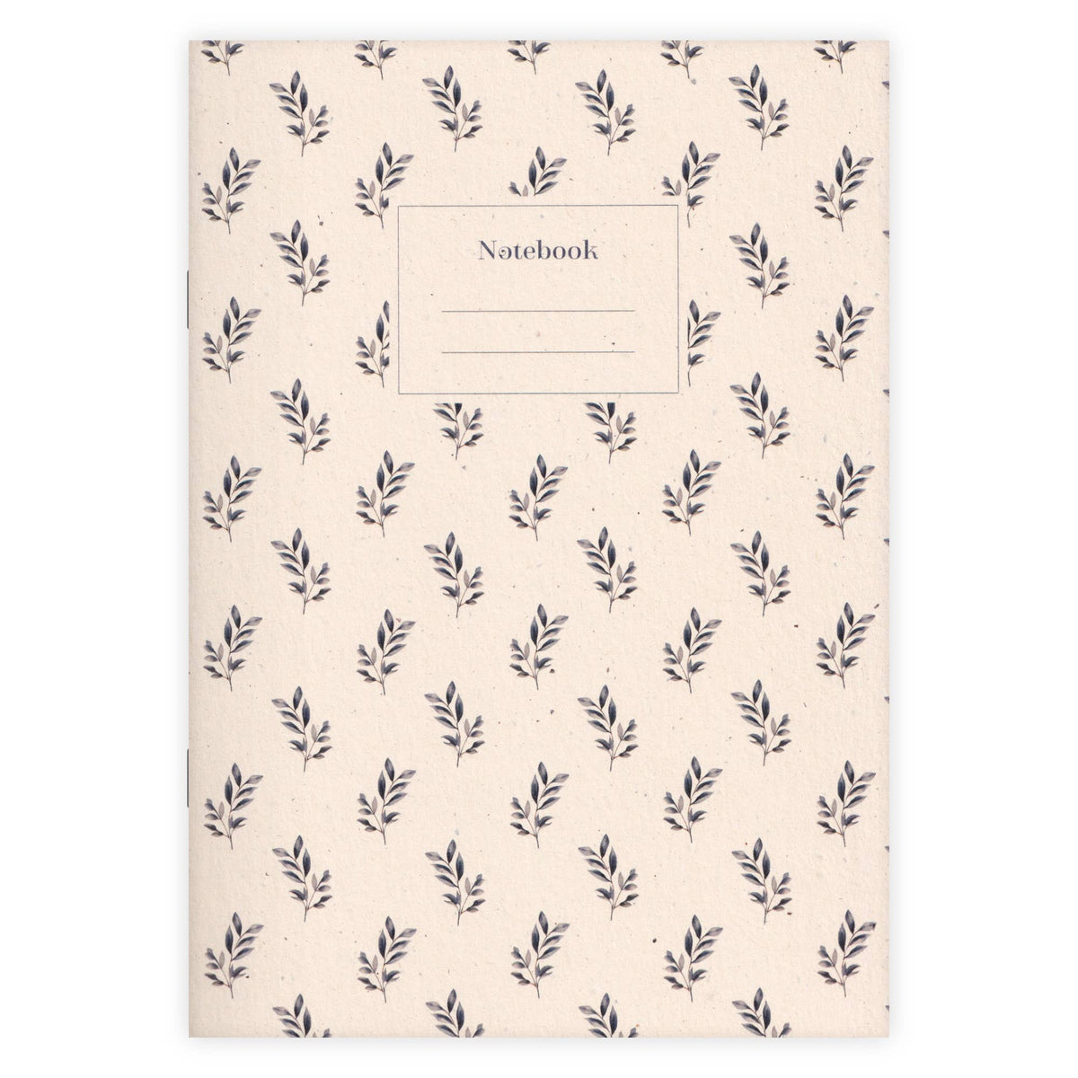 Carnet de notes vierge - Watercolor Garden feuilles