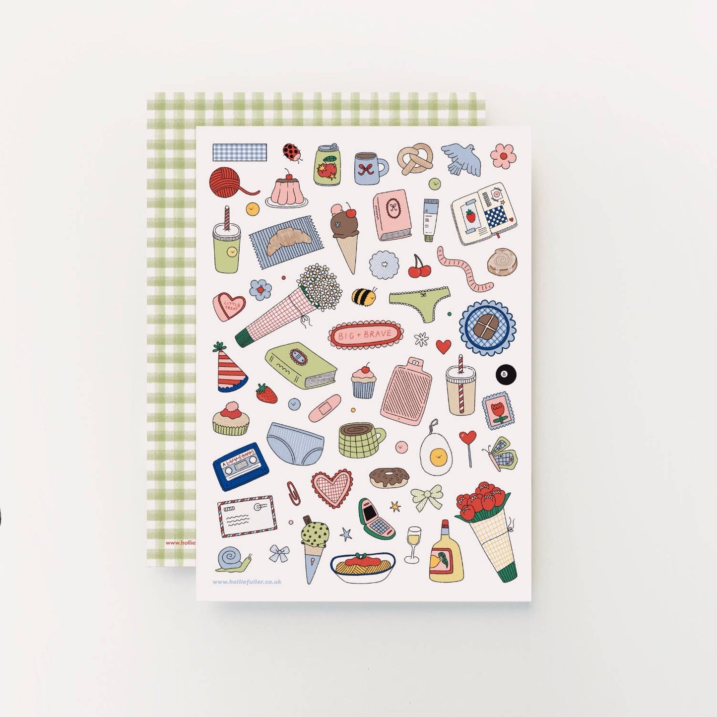 Planche de stickers - Brave Girl