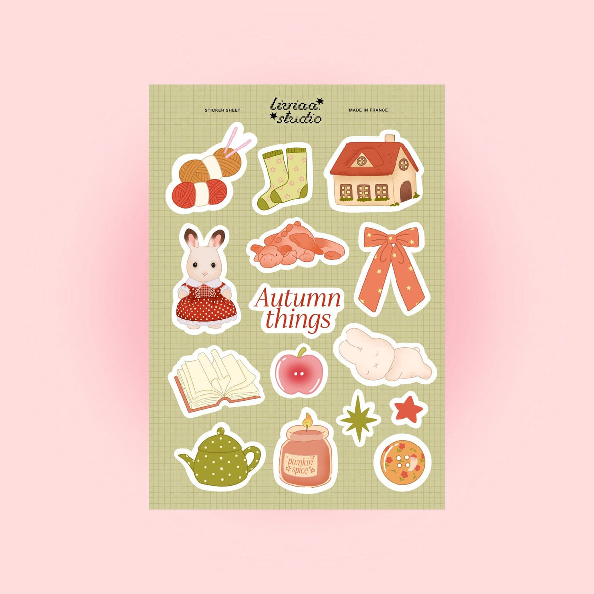 Planche de stickers - Autumn Things
