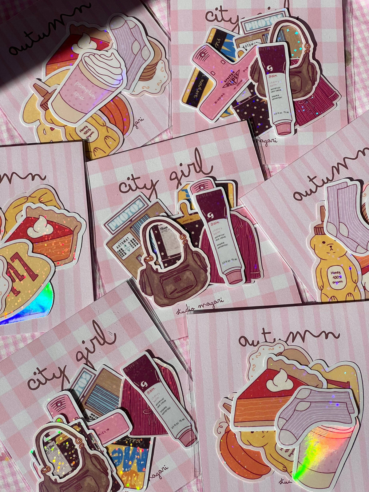 Pack de stickers - City Girl
