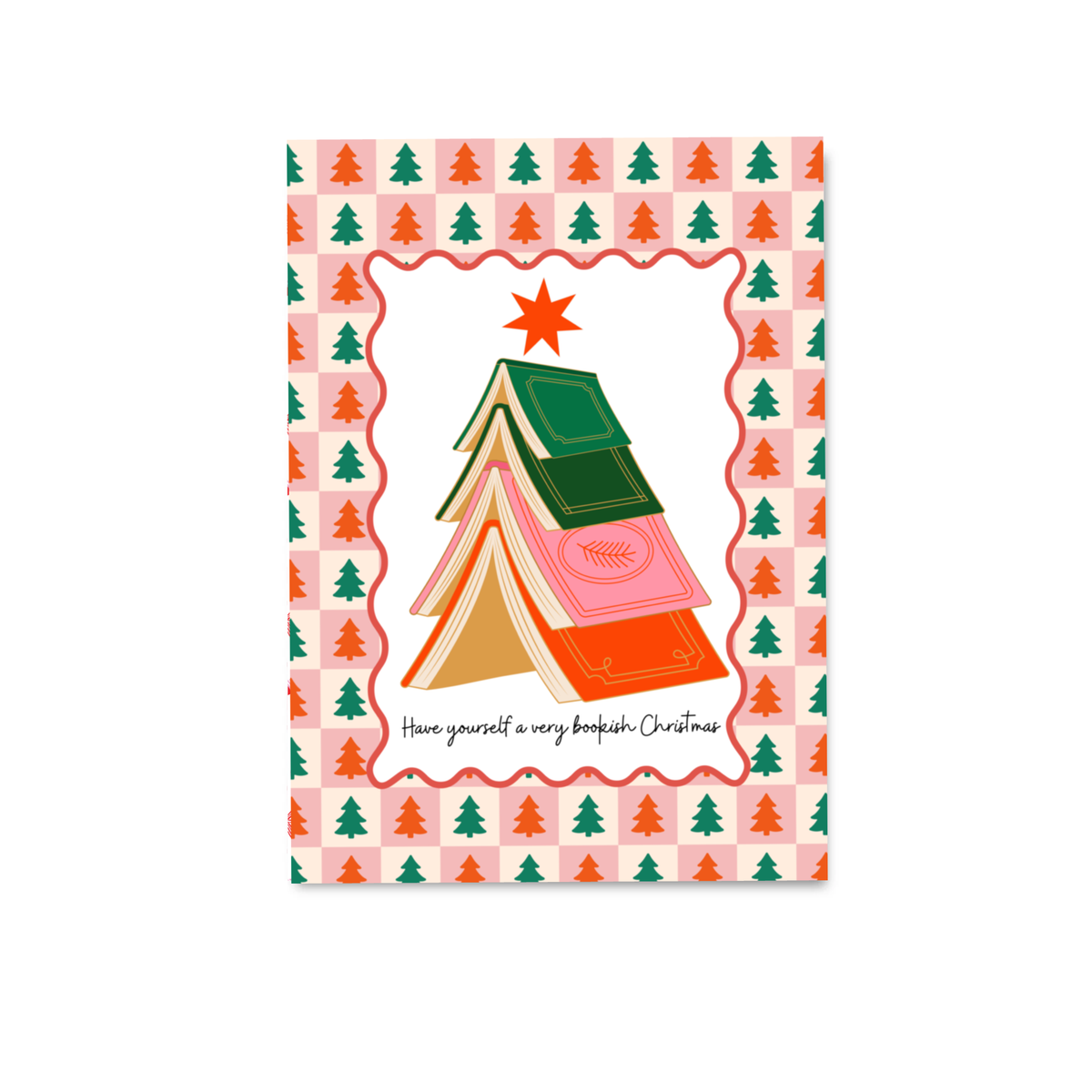Postcard - Bookish Christmas