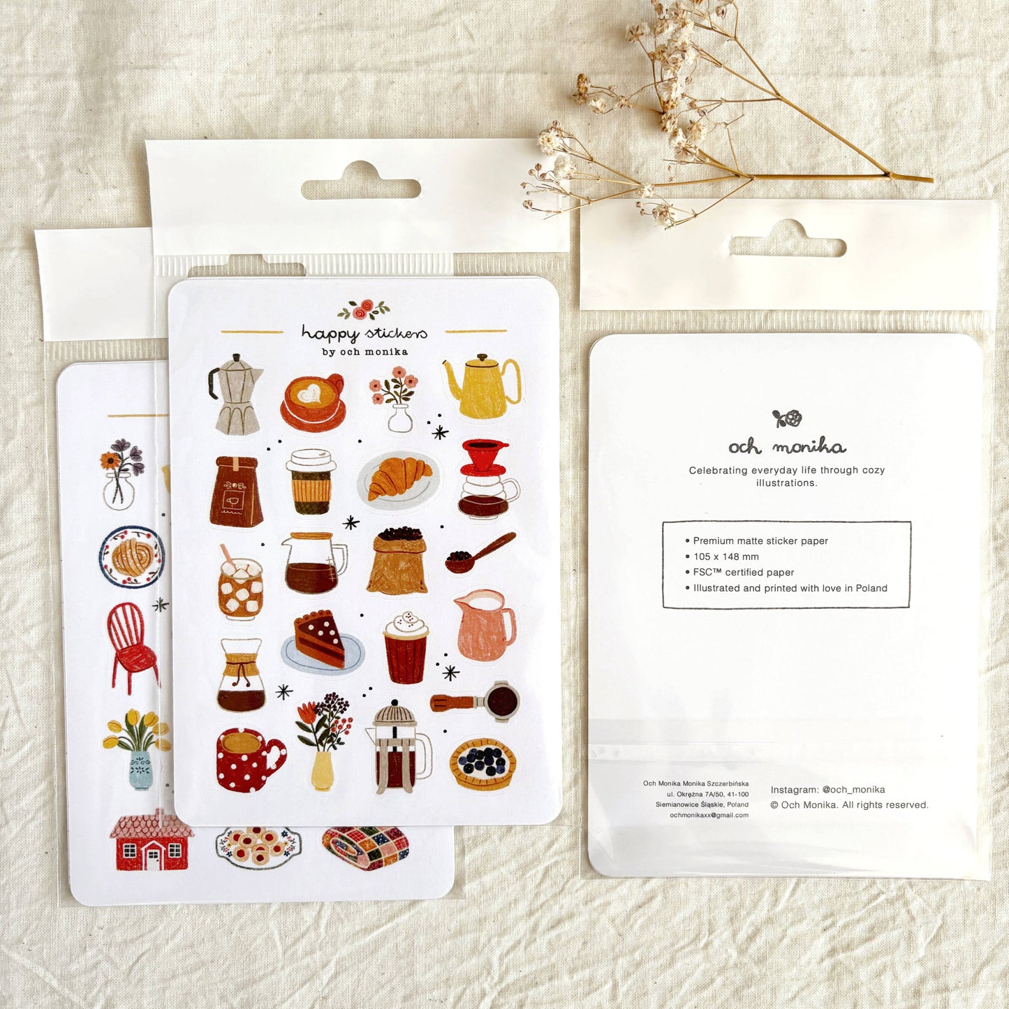 Planche de stickers - Fleurs
