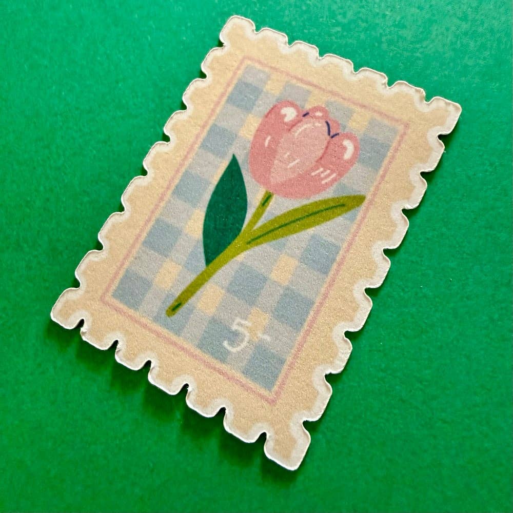 Sticker - Timbre Tulipe