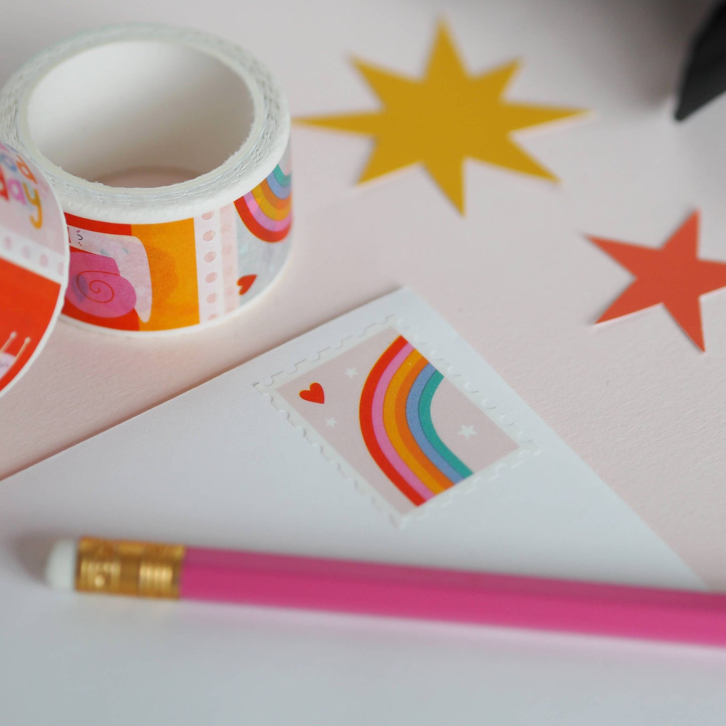 Washi Tape - Tampon Vibrant