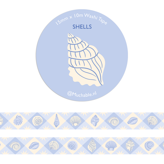 Washi Tape - Coquillages