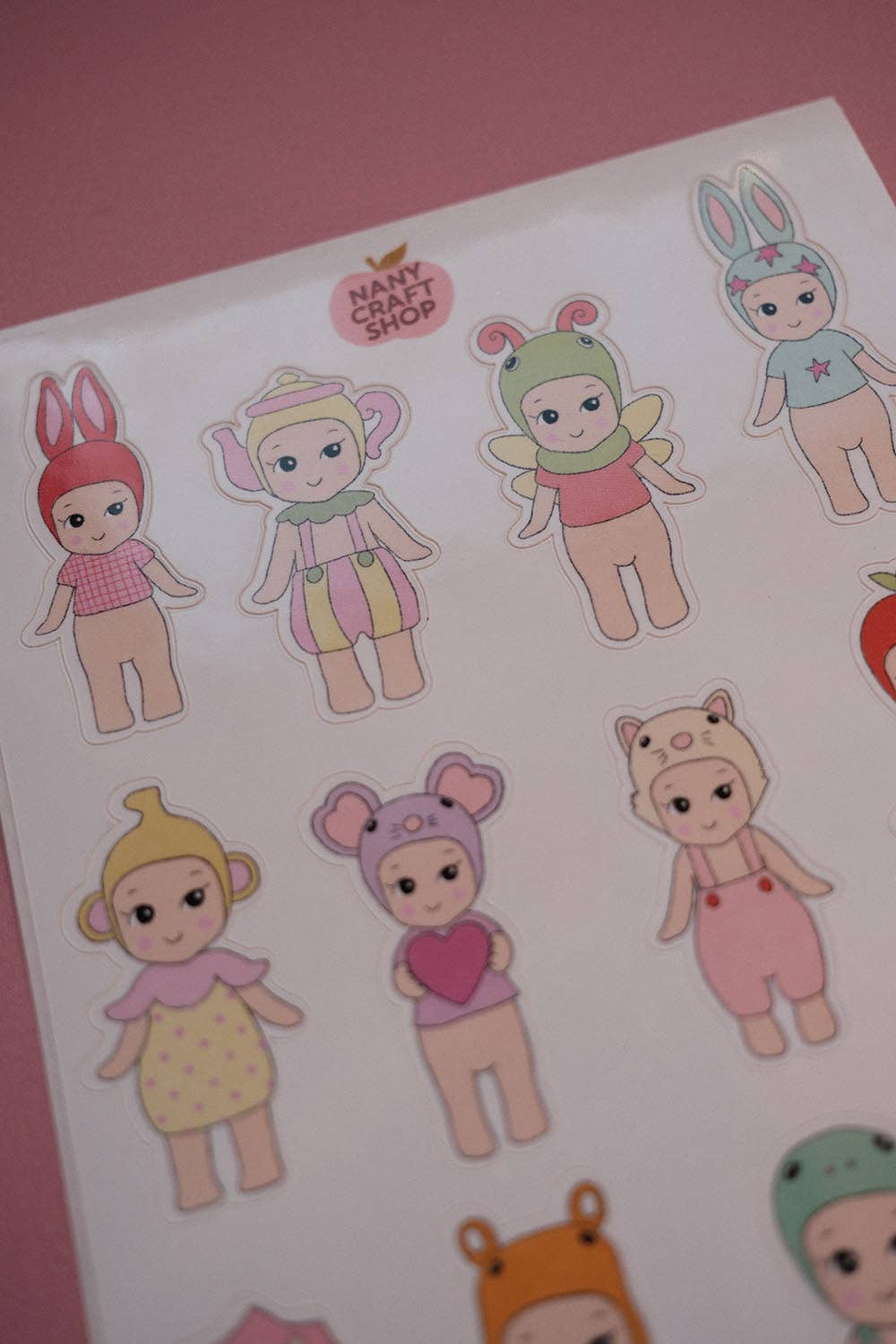 Planche de stickers - Baby Entier