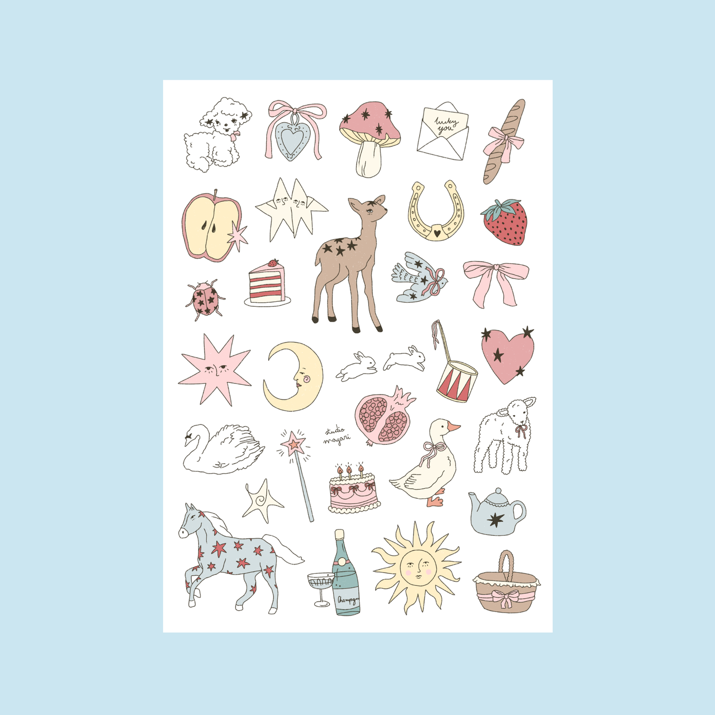 Planche de stickers - Fantaisie