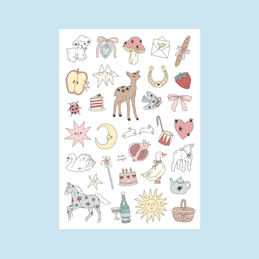 Planche de stickers - Fantaisie