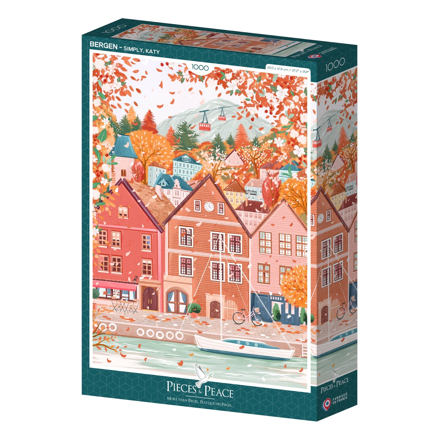 Puzzle 1000 pièces - Bergen