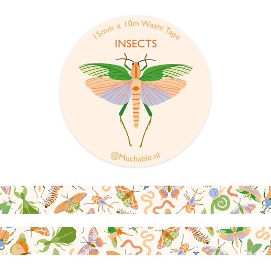 Washi-Tape - Insectes