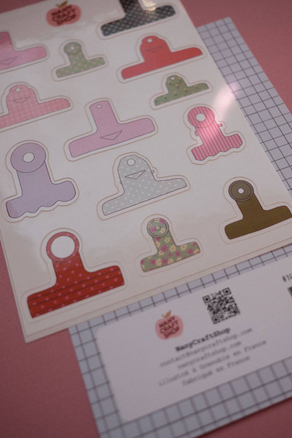 Planche de stickers - Pinces