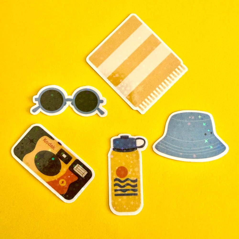 Lot de stickers - Été