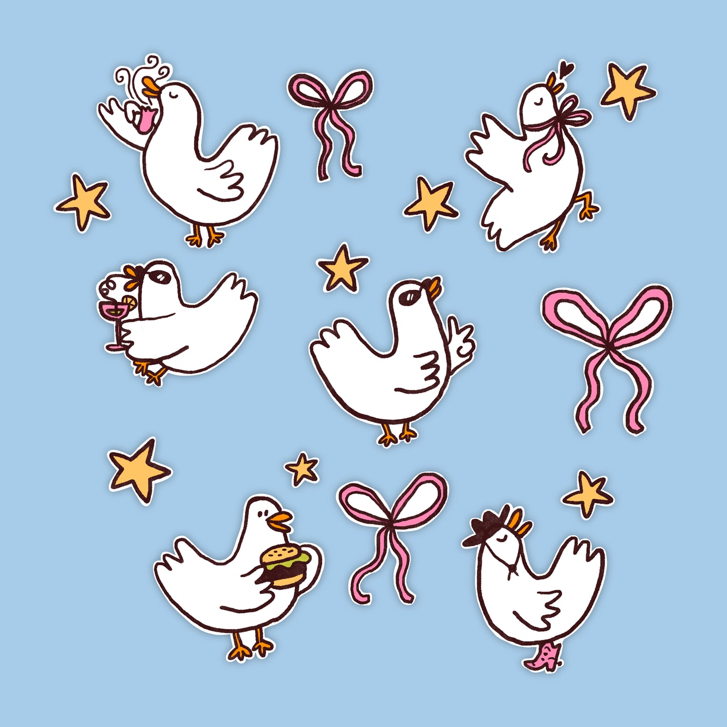 Pack de Stickers - Diva Cui Cui