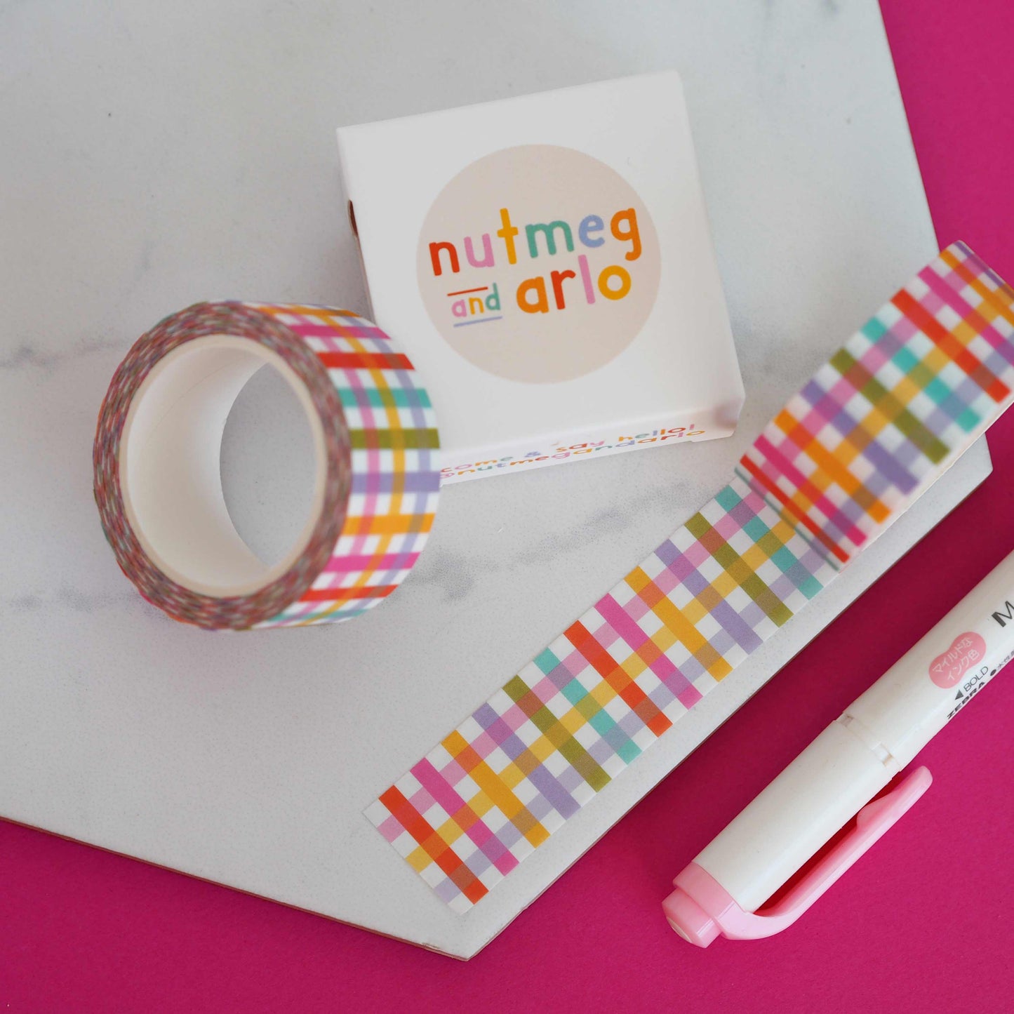 Washi Tape - Quadrillé