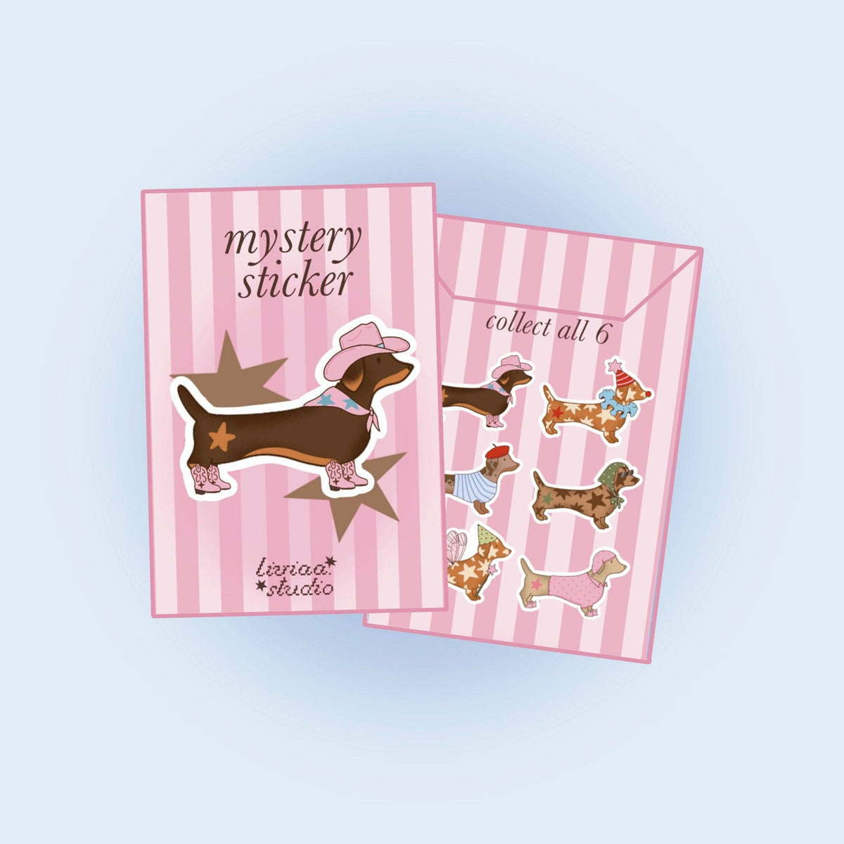 Sticker Mystère - Teckel