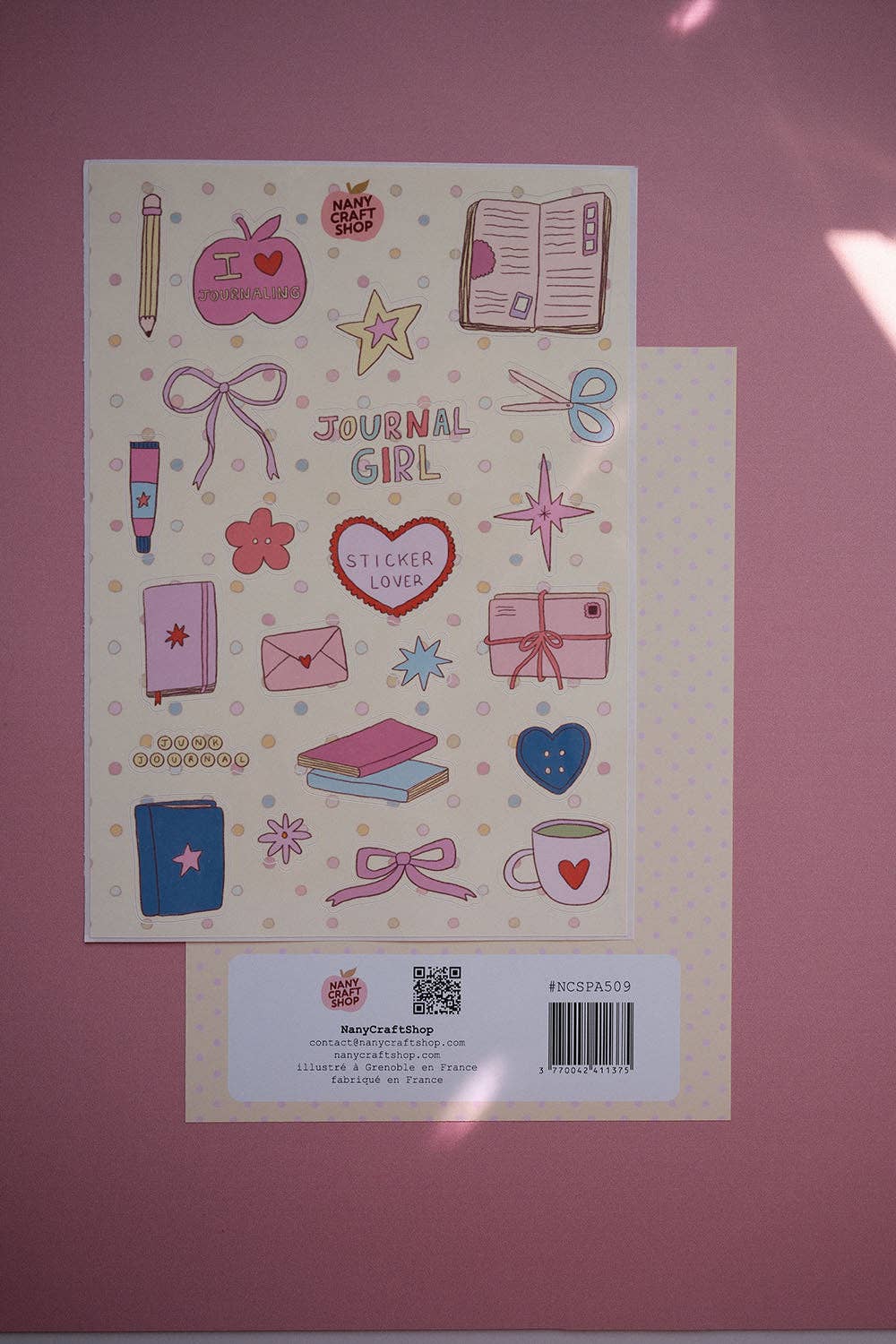 Planche de stickers - Crafty Girl