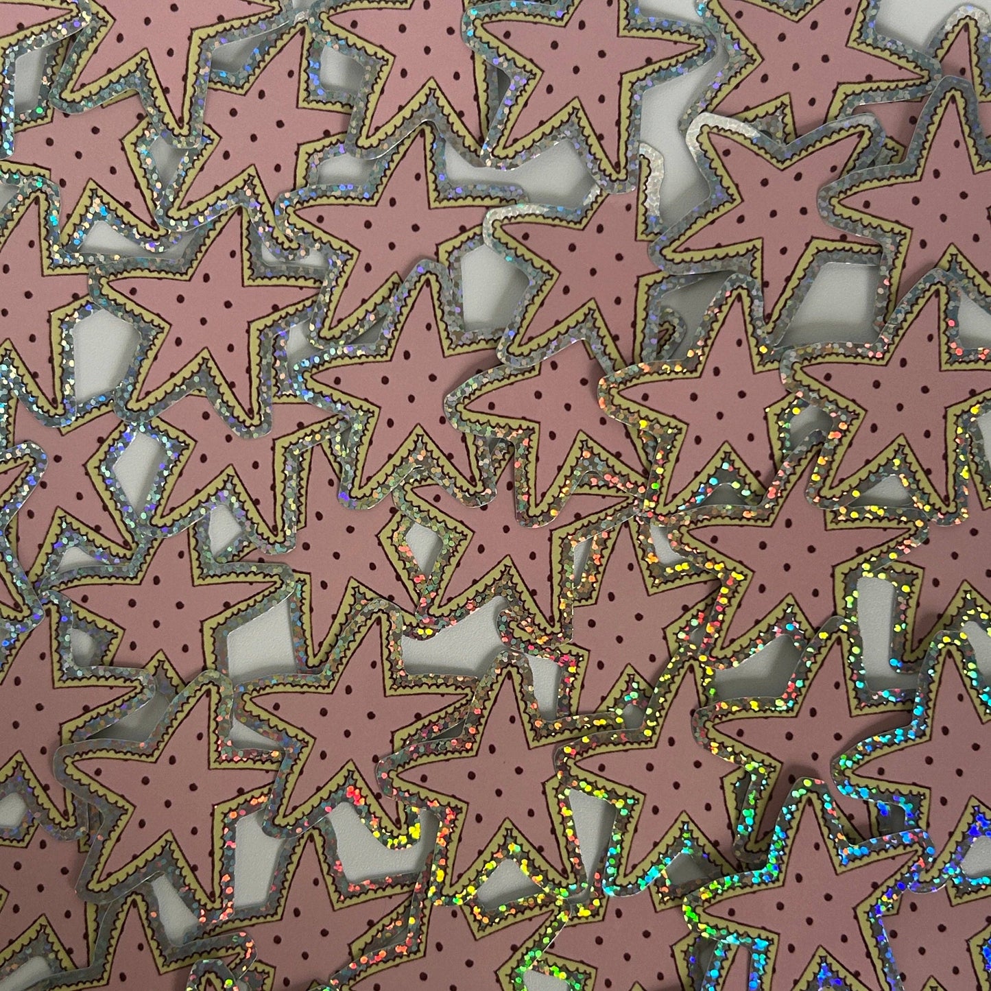 Sticker - Étoiles à Pois