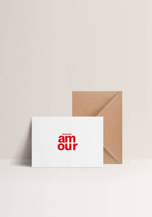 Cartes - Mots d'amour